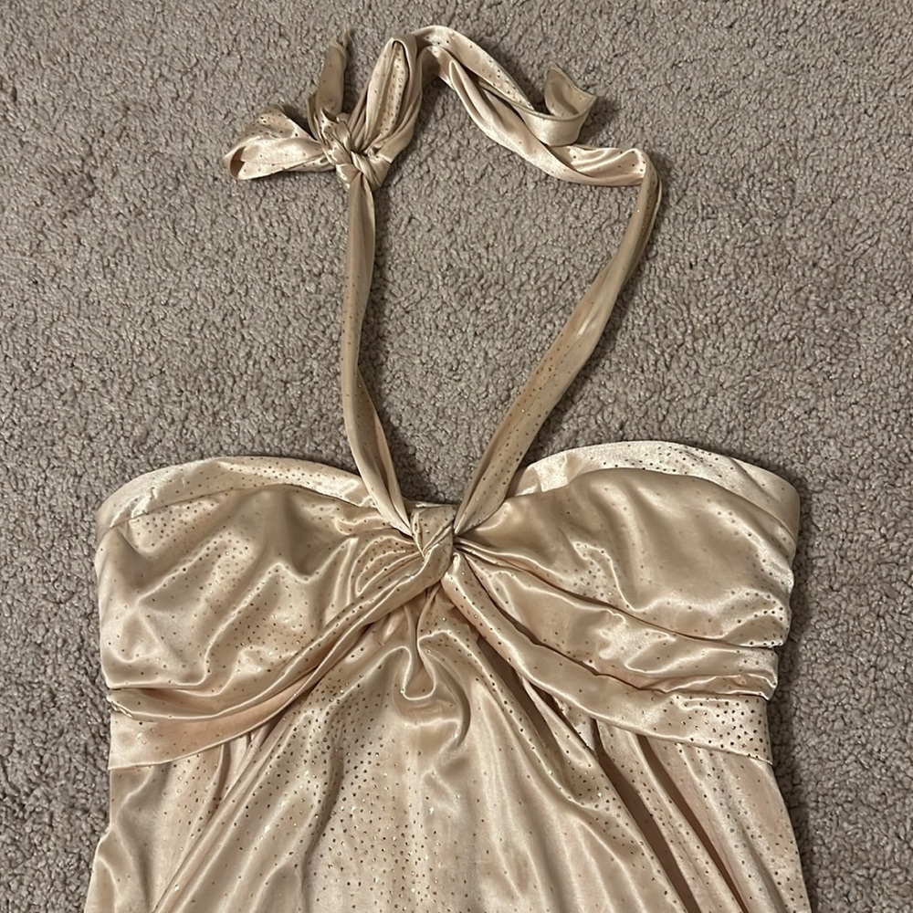 City Triangle Halter Dress - Junior Size Medium - Picture 3 of 6